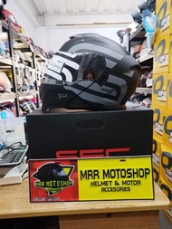 sec pilot black gray modular helmet