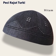 Peci Rajut Turki Tebal/ Peci Rajut Yaman Turki / Peci Rajut Katun