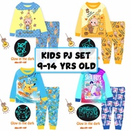 Cuddle Me 9-14 Years Old Kids Pyjamas / Glow in the Dark Children Sleepwear / Kids Pajamas Set