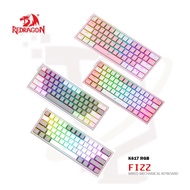 Redragon K617 FIZZ 60% Wired RGB Gaming Keyboard, 61 Keys Compact Mechanical Keyboard