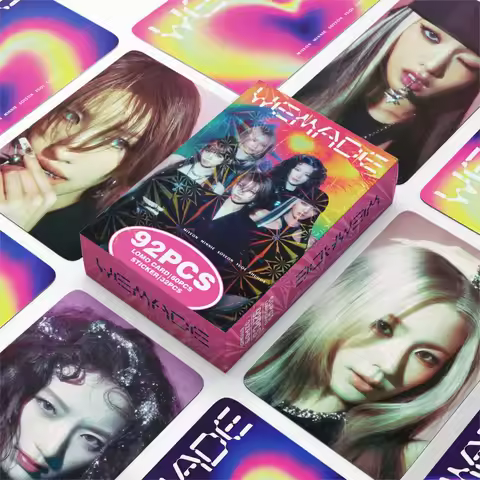 92PCS Korean Hot Idol 2026 New Album "WE MADE" HD Lomo Cards YUQI MINNIE SOYEON MIYEON SHUHUA High Q