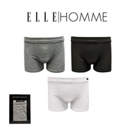 ELLE HOMME กางเกงในชาย ทรง Trunks Cotton 100% PACK 1 (KUT2901) กางเกงในผู้ชาย  กางเกงในชายxxl ชุดชั้