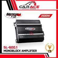 SHUTTLE LAB SL-600.1 MONOBLOCK Power Amplifier MOSFET 2500W Mono 1CH Car Woofer Subwoofer Power Amp