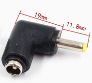 1/2/5P Right Angle DC 5.5 X 2.1mm Female Jack to 3.5x1.35 4.0x1.7 4.8x1.7 5.5x2.1 5.5x2.5 6.3x3.0 6.