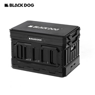 Blackdog Storage Box 95L Double Layer Folding Camping Foldable Multipurpose Black Box with Table Top