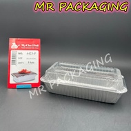 4423-P Aluminium Foil Tray with Clear Lid [ 5sets ± ] Rectangle / Rectangular My Chef Foil Tray 4423
