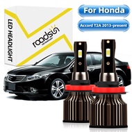 【For Honda Accord T2A 2013-present】LED Car Headlight Bulbs 1 Pair Headlamp 6000K White 13000LM 400% 