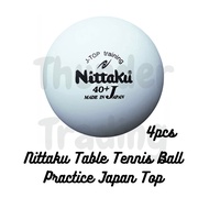 Nittaku Table Tennis Ball Japan Top Perfect training ball ( 4pcs without box )