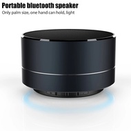 ♥Ready Stock Limit Free Shipping♥A10 Wireless Bluetooth Audio Small Steel Cannon Subwoofer Mini Portable Gift Card Bluetooth Speaker U Disk TF Outdoor Wireless