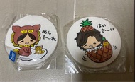 Go Good Gudetama x Jin Pineapple Silicon coaster 赤西仁聯乘蛋黃哥菠蘿造型矽膠杯墊 包平郵