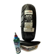 CORSA PLATINUM M5 130/70/13 TUBELESS TIRE WITH SEALANT AND TIRE VALVE