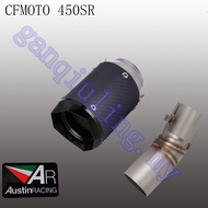 CFMOTO 450SR exhaust pipe 450SR mid section modified AR carbon fiber exhaust pipe
