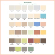 ♀ ◵ ◙ BOYSEN PERMACOAT LATEX PAINT COLOR SERIES WINTER MORNING (B-7502)