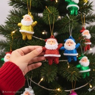 GANTUNGAN Premium Santa Snowman Glitter Hanging Decoration Christmas Tree Decoration - Santa Doll 6 