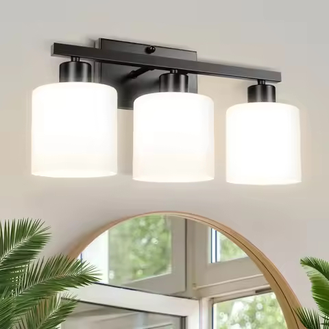 Mirror Lighting E26 Socket Fixtures Interior Mirrors Bathroom Decoration Vanity Table Lamps Frosted 