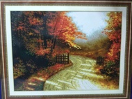 PAKET SULAM KRISTIK DOME 111201 PEMANDANGAN AUTUMN MUSIM GUGUR