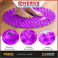 HEROX Foot Massage Mat Acupressure Mat Foot Reflexology Walking Toe Plate P0750