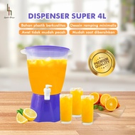 Super 4L Dispenser / Water Dispenser / Drinking Water Storage with Faucet / Water Container