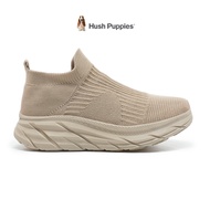 Hush Puppies รองเท้าผู้ชาย รุ่น ADVANCE KNIT SLIPON HP IHCFW7727A -สีกากี  รองเท้า รองเท้าผ้าใบ Coll