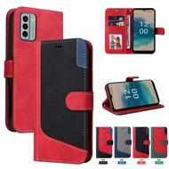 Cho Nokia G42 C12 G22 G21 G11 C20 C10 Nokia 5.4 3.4 vỏ điện thoại 3 bằng da màu sắc ví 2 Nắp gập Có