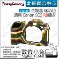數位小兔【easyCover 金鐘套 迷彩色 適用 Canon EOS R8 機身 eccr8c】相機 保護套 防塵 防撞 機身保護套 機身套 矽膠套