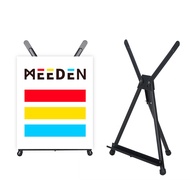 MEEDEN 10 Pcs Artist Tabletop Display Easel Aluminum Tripod Easel for Painting Collapsible Folding F