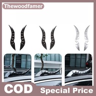 thewoodfamer 2Pcs Personalized Universal Car 3D Dragon Horn Roof Decoration Creative & Cool Car Exte