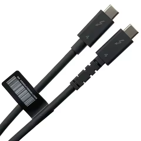 Original 240W Thunderbolt 4 Cable 40Gbps USBC 8K@60Hz 1m Charging Data Cord for ThinkPad Thunderbolt