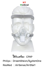 หน้ากาก CPAP Mask Philips Respironics รุ่น Pico Nasal Mask มาพร้อมอุปกรณ์ครบชุด รหัสสินค้า 1104940