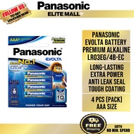 PANASONIC LR03EG/4B-EC EVOLTA BATTERY (AAA SIZE) 4PCS