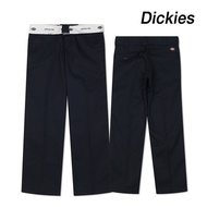 Dickies Mens Cotton Pants 873 Slim Fit Straight Work Pants Navy 873DN
