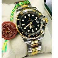 original 【Submariner 】 Rolex Jam tangan Lelaki Automatik / Automatic Men's Watch 38mm diameter stain