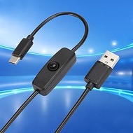 3PCS 5V3A Type - C Adapter Cable with Switch for 4B - Efficient, and Convenient Solution