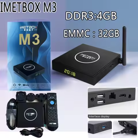 [Genuine] 2024 IMETBOX M3 4G 32GB 8K TV Box hot in hk tw korea japan singapore thailand usa canada f