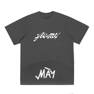 Love Mom 2 gray shirt wears a youthful comedy style, men and women wear extremely beautiful forms