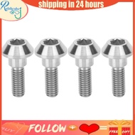 Rubikcube Bike Disc Brake Bolt  Sturdy Portable Lightweight Titanium Alloy Fixed Screw Firm for Cycling Bicycle