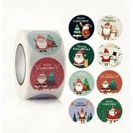 500pcs Christmas Stickers for Gift Tags Seal Tags Christmas Gift tag Party Souvenir Giveaways