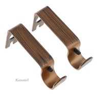 [Kesoto1] Set of Drapery Curtain Rod Bracket Holder for 0.62 inch Rod,Sturdy Steel