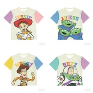 Summer Toy Story T-shirt Boy Buzz Lightyear Family Matching Costume Cosplay Top Woody T-shirt Costum