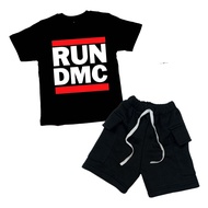 CHILDREN'S SET TSHIRT RUN DMC CARGO TROUSERS AGES 1 2 3 4 5 6 YEARS
