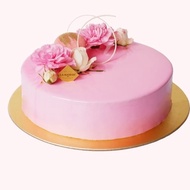 Baked Australian Brownies Birthday Cake / Kue Ulang Tahun Bunga