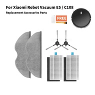 【Accessories】For Xiaomi Robot Vacuum E5 / C108 Robot Vacuum Cleaner Side Brush HEPA Filter
