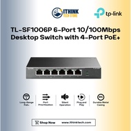 TL-SF1006P | 6-Port 10/100Mbps Desktop Switch with 4-Port PoE+