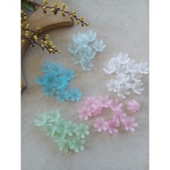 Flower Shell Beads Flower Shell Beads Dop Crown Beads Ice Dop Plastic Flower Shell Acrylic Beads Flo