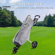 turbobo Folding Golf Bag Rain Cover Pvc Golf Bag Rain Cover Waterproof Golf Bag Rain Cover Heavy Duty Raincoat for Golf Club Bag Transparent Pvc Cover for Golfer Men Women