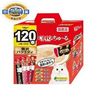 INABA - <CIAO 超奴> 奢華 PARTY (14g x120條) (四種口味) SC-217 貓小食 貓肉泥小食