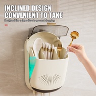 Chopstick holder Multipurpose Cutlery Storage Box With Cover Lid Kitchen Wall Storage Box