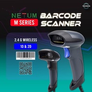 NETUM Barcode Scanner Wireless 1D 2D QRCode USB/2.4G Wireless USB Dongle Long Range