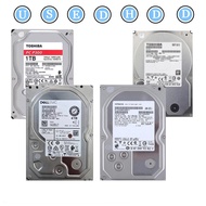 (USED)HDD Hard Disk SATA 1TB/2TB/3TB/4TB 7200RPM 64MB 3.5Desktop PC CCTV Hard Disk