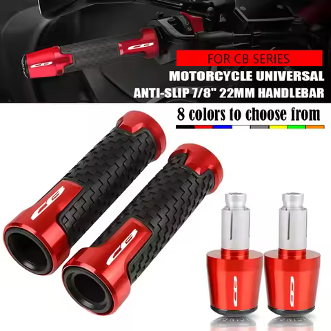 FOR CB 125R CB150R CB 190R CB250R CB300R CB400 CB500X CB500R Motorcycle 7/8'' 22mm Handlebar Grips E